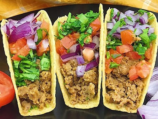 tacos vegetariani con seitan 520x394