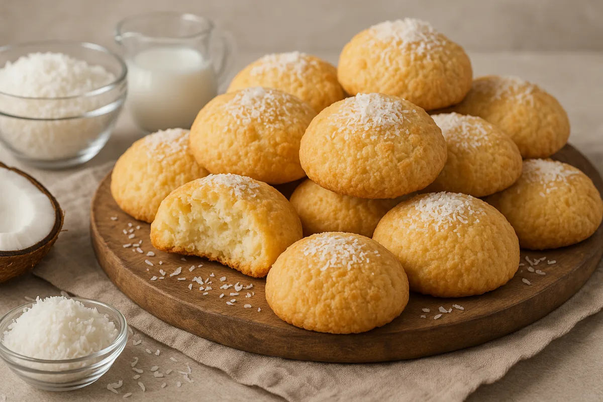 Biscotti al cocco morbidi: il mix di ingredienti che li rende sempre umidi e golosi