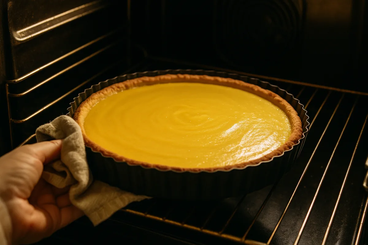 Crostata al limone con crema vellutata: la cottura graduale che pochi rispettano