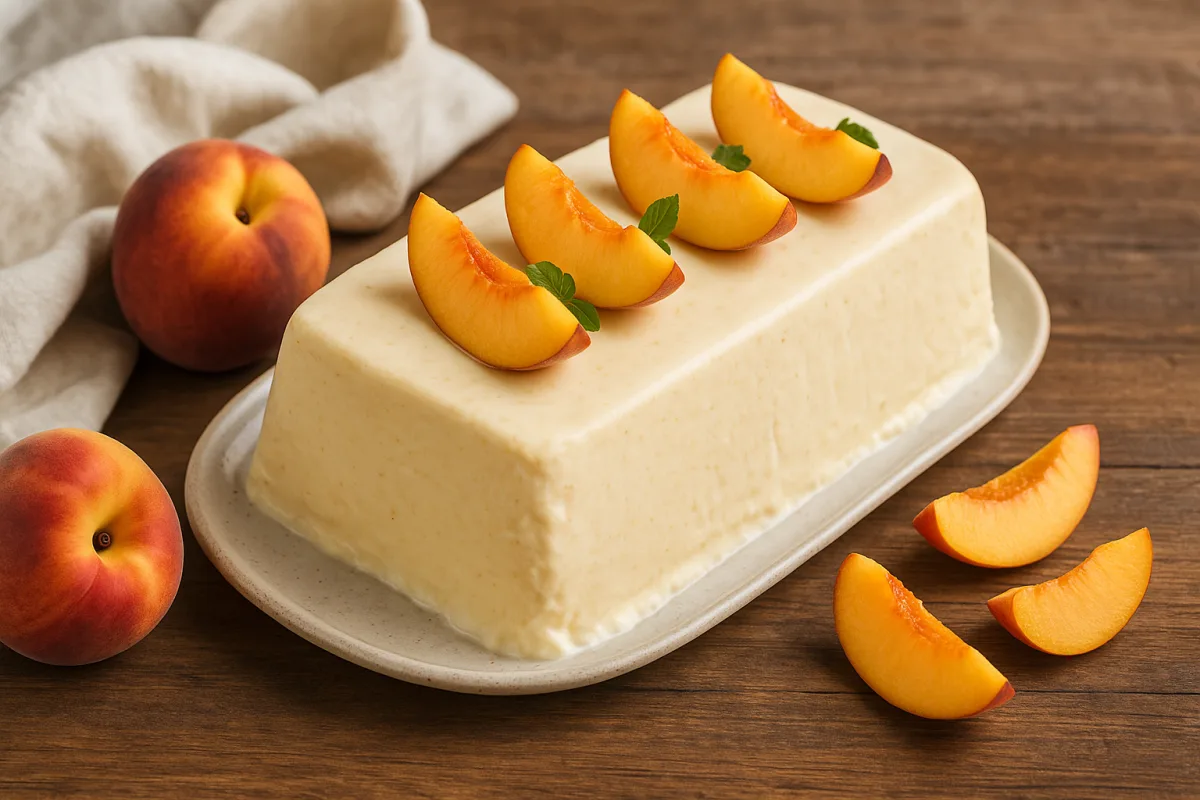 Semifreddo alle pesche: il dessert della domenica che si prepara in anticipo