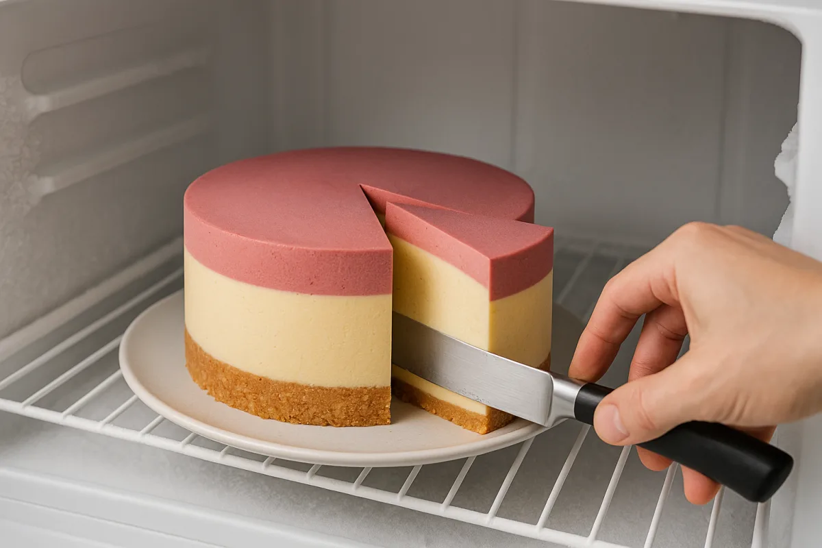 Perché le torte moderne devono riposare in freezer? Il beneficio sul taglio e sulla texture che nessuno ti dice