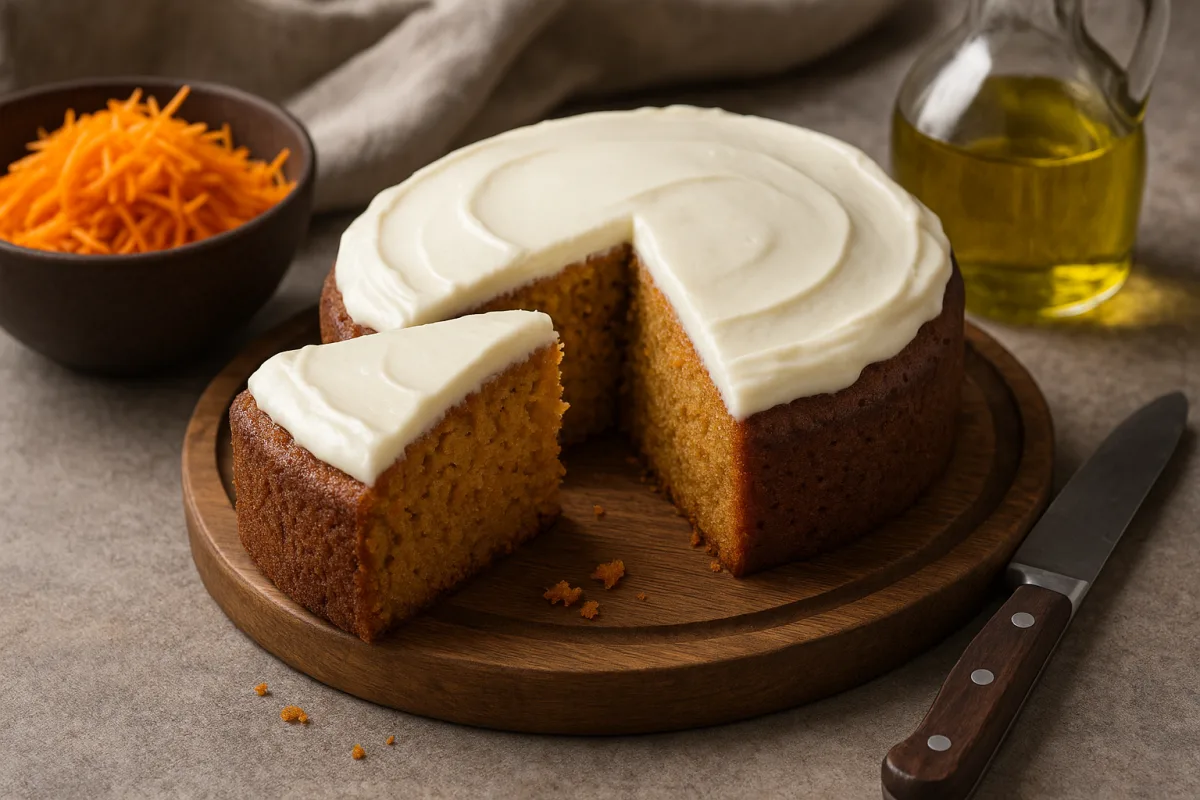 Ricetta torta alle carote umida: la quantità di olio per un risultato che non si sbriciola