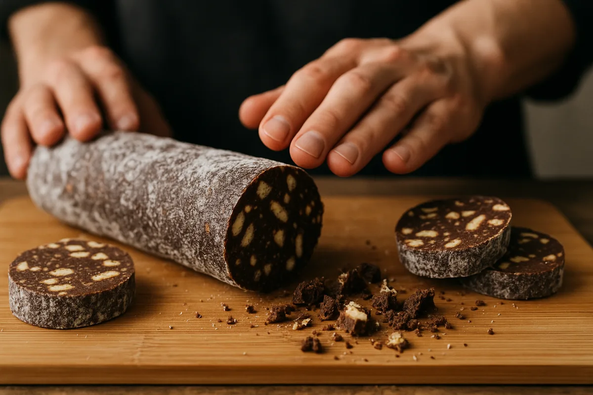 Come mai il salame di cioccolato talvolta si sbriciola? Il passaggio da seguire per evitarlo