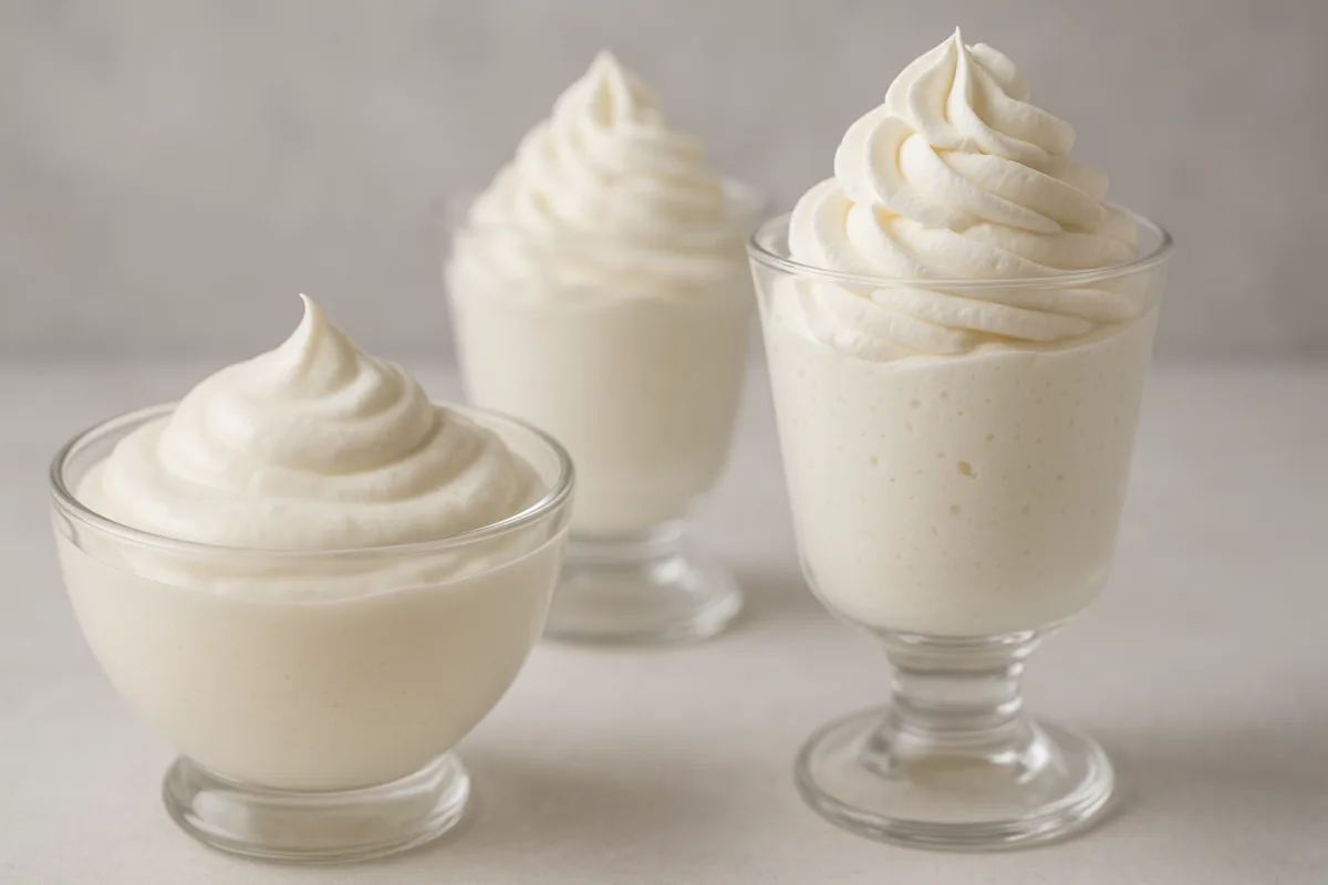 Chantilly e cremosi moderni per dolci al cucchiaio: il bilanciamento tra aria e struttura che regala sofficità