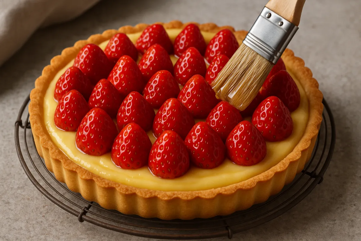 Crostata crema pasticcera e fragole: la strategia con lo sciroppo per evitare che la frutta secchi