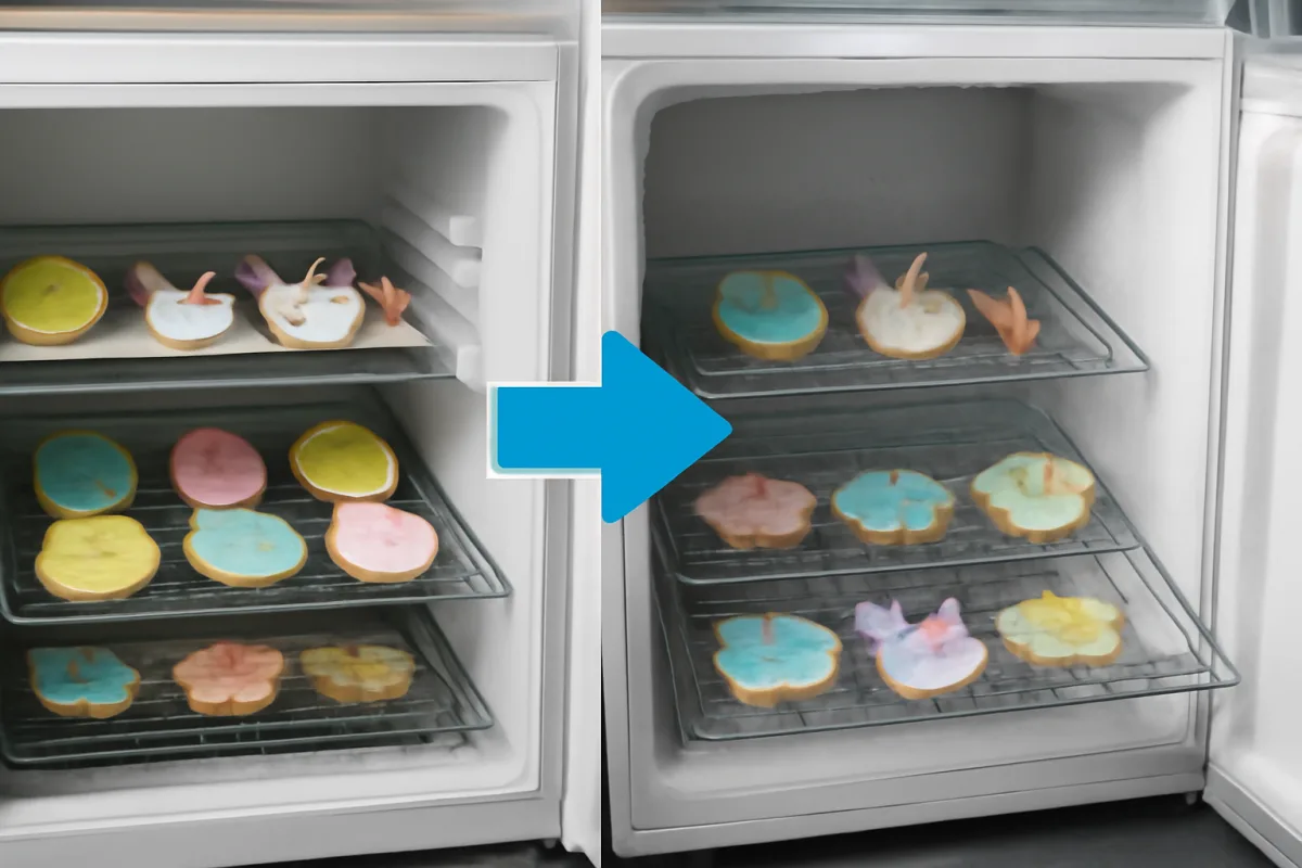 Frigorifero o freezer per biscotti decorati: la scelta che cambia la resa