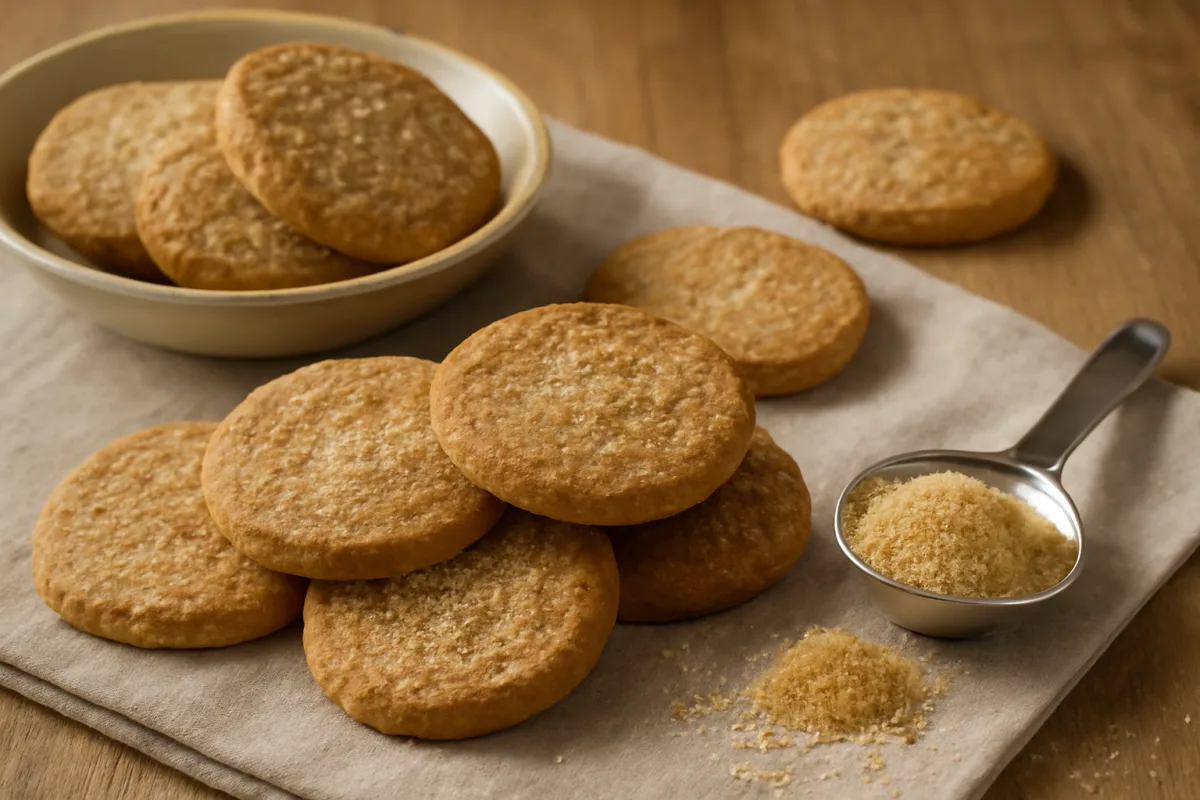 Biscotti integrali con zucchero di canna: la quantità che non altera la struttura