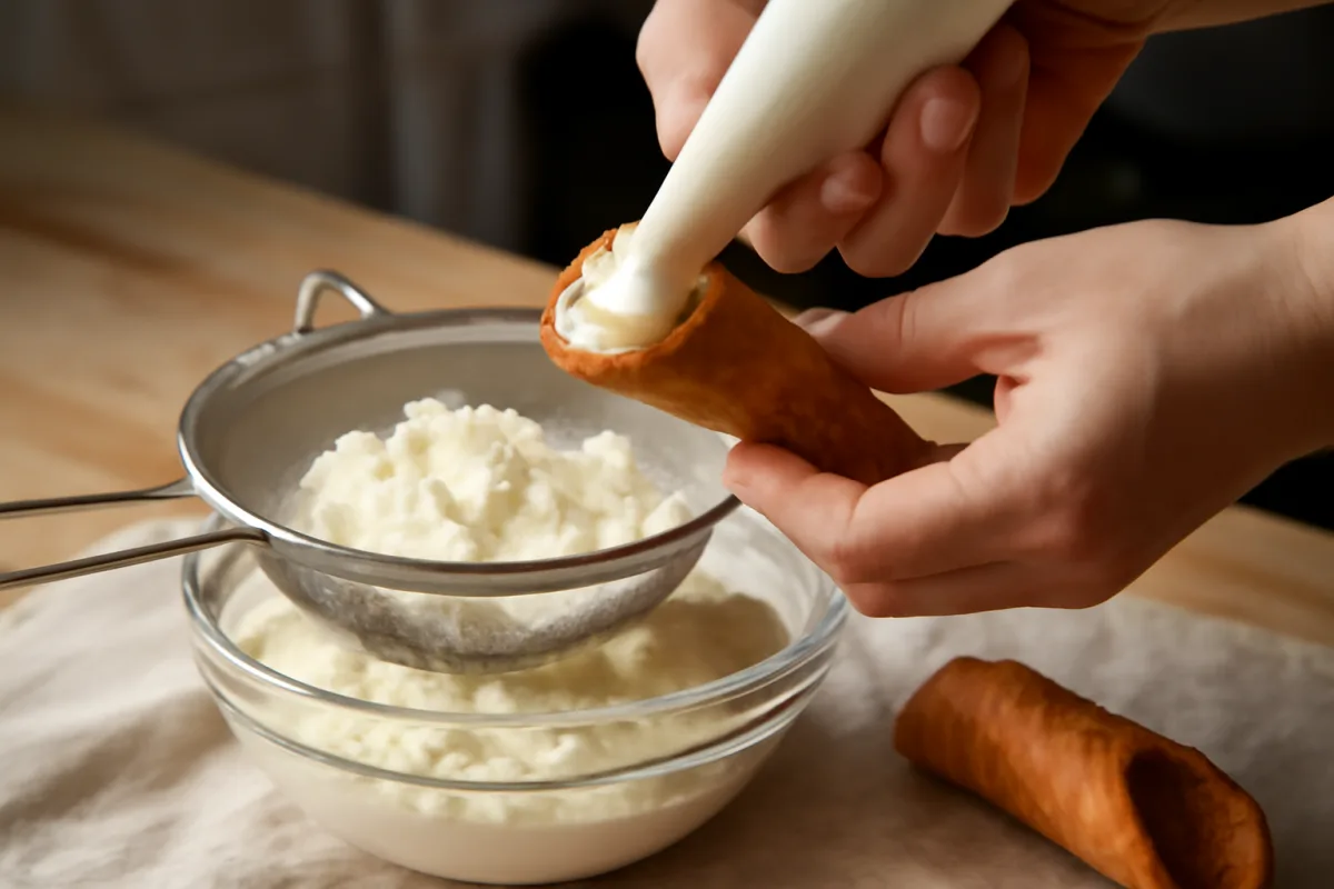 Farcitura con ricotta fresca: il passaggio che evita una crema granulosa